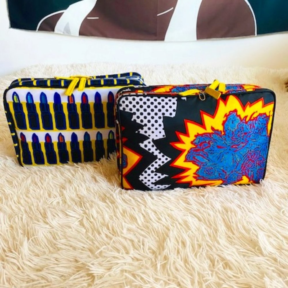 New! Sonia Kashuk 2pc Double Zip Organizer Set